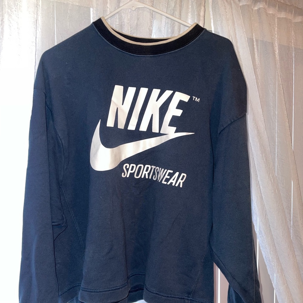 Nike Black Crew Neck Sweater